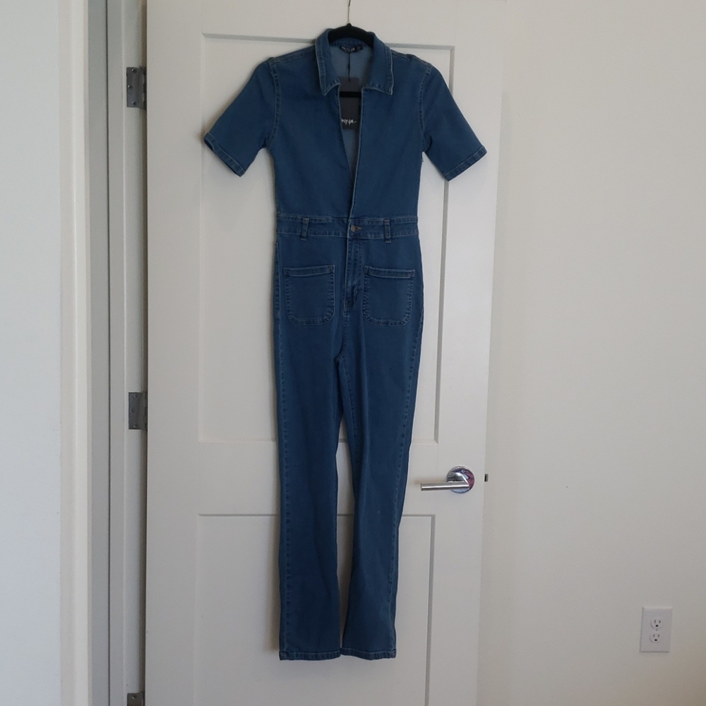 Nasty Gal Denim Boilersuit
